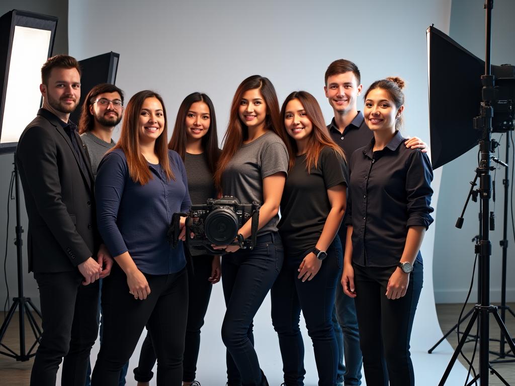 Tim Fotografer Profesional Anggun LensArt di Studio